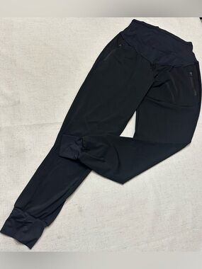 🩷BeMaternity Black Maternity Track Joggers